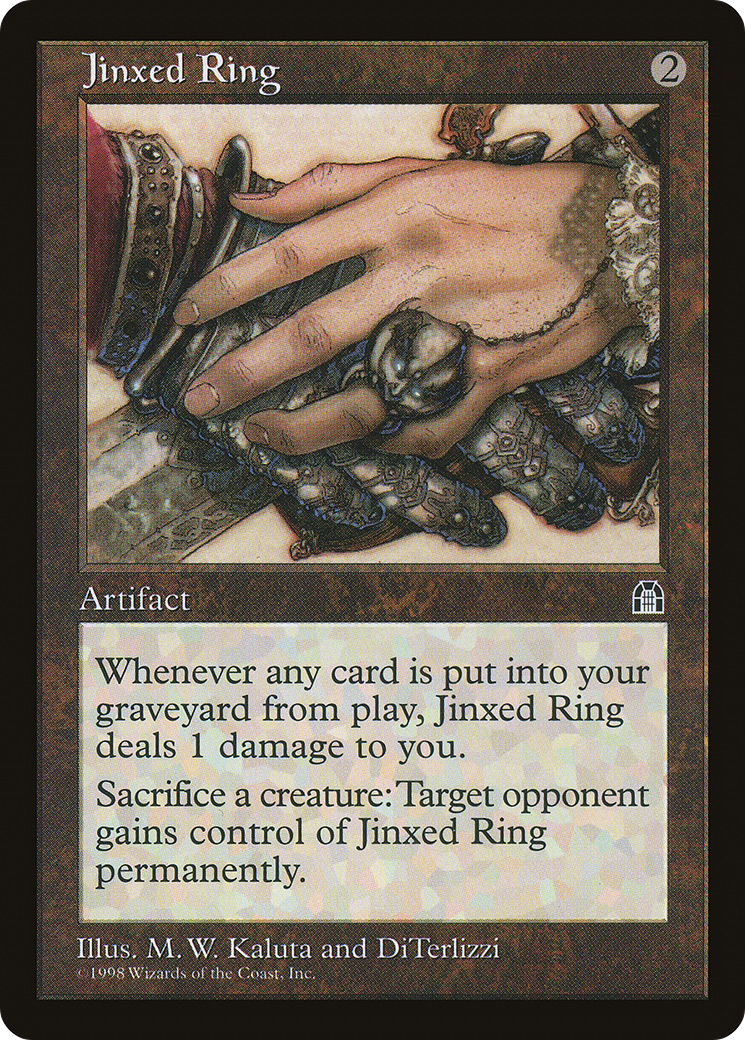 Jinxed Ring (STH-137) - Stronghold - Premium MTG Single from Wizards of the Coast - Just $0.76! Shop now at Game Crave Tournament Store