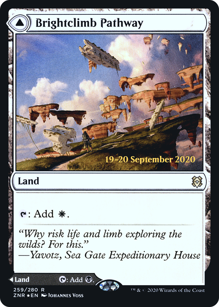 Brightclimb Pathway // Grimclimb Pathway (PZNR-259S) - Zendikar Rising Promos Foil - Premium MTG Single from Wizards of the Coast - Just $3.53! Shop now at Game Crave Tournament Store
