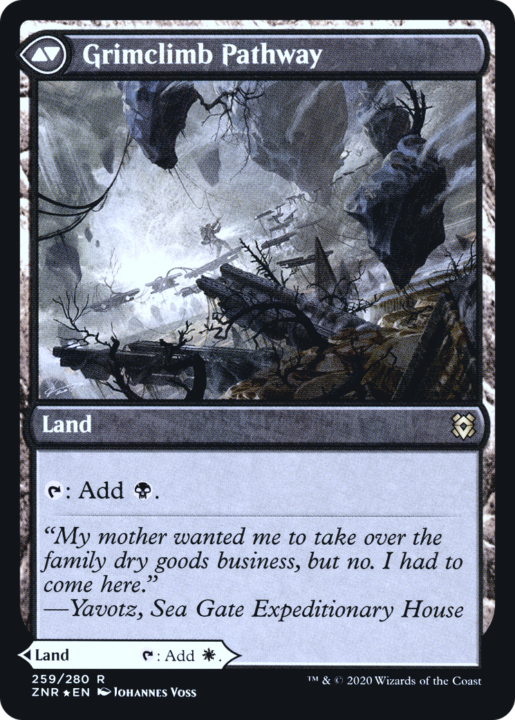 Brightclimb Pathway // Grimclimb Pathway (PZNR-259S) - Zendikar Rising Promos Foil - Premium MTG Single from Wizards of the Coast - Just $3.53! Shop now at Game Crave Tournament Store