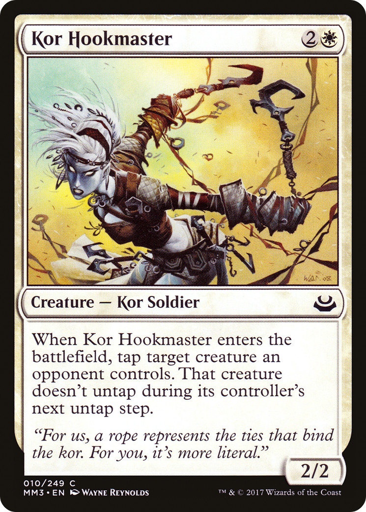 Kor Hookmaster (MM3-010) - Modern Masters 2017 Foil - Premium MTG Single from Wizards of the Coast - Just $0.25! Shop now at Game Crave Tournament Store
