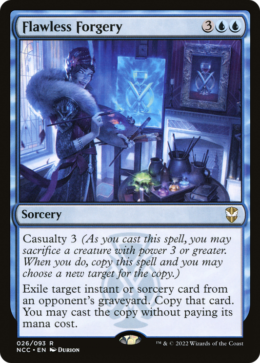 Flawless Forgery (NCC-026) - New Capenna Commander - Premium MTG Single from Wizards of the Coast - Just $0.08! Shop now at Game Crave Tournament Store