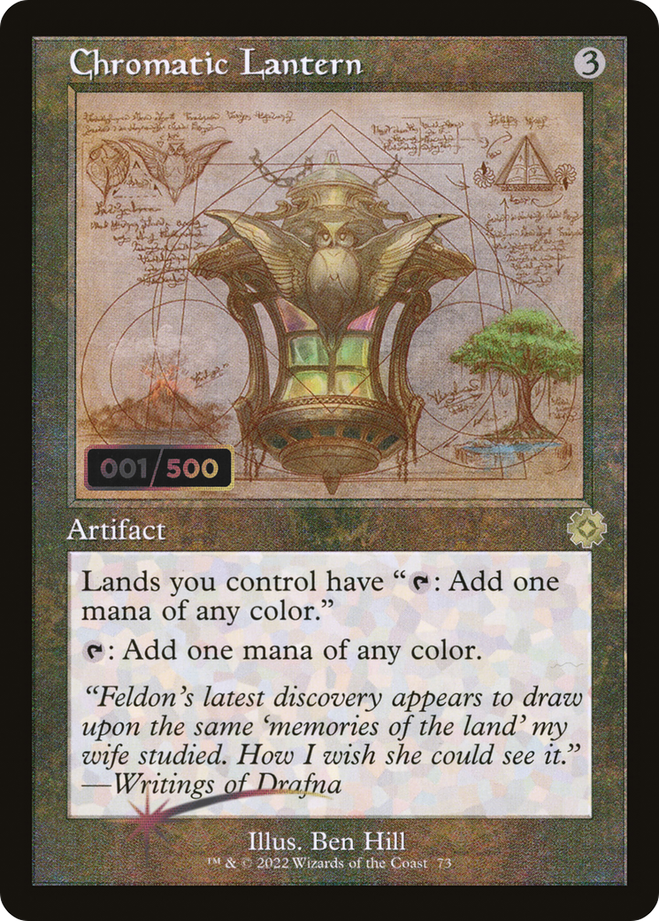 Chromatic Lantern (BRR-73Z) - The Brothers' War Retro Artifacts Foil - Premium MTG Single from Wizards of the Coast - Just $231.39! Shop now at Game Crave Tournament Store