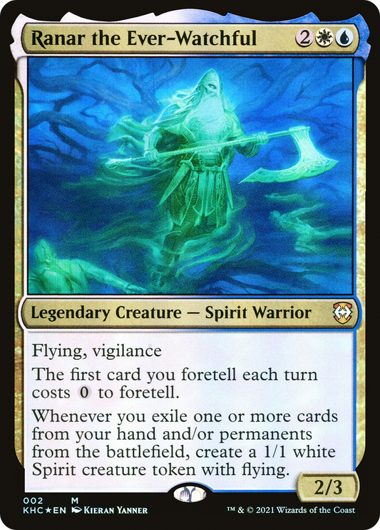 Ranar the Ever-Watchful (KHC-002) - Kaldheim Commander Foil - Premium MTG Single from Wizards of the Coast - Just $0.08! Shop now at Game Crave Tournament Store