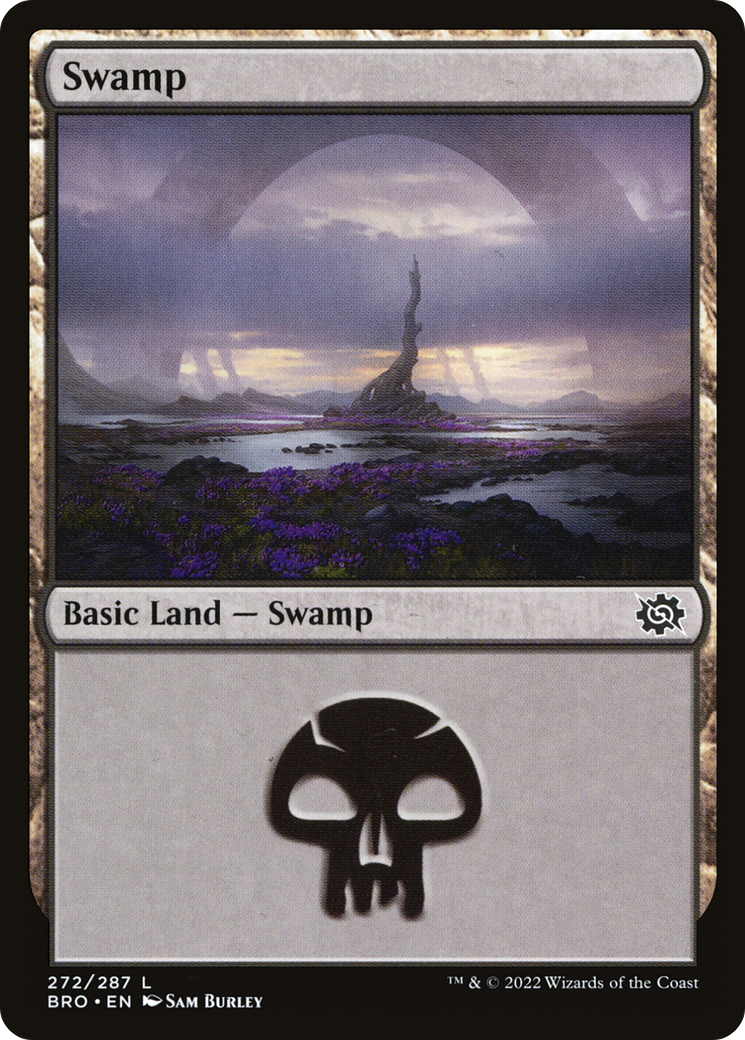 Swamp (BRO-272) - The Brothers' War Foil - Premium MTG Single from Wizards of the Coast - Just $0.08! Shop now at Game Crave Tournament Store