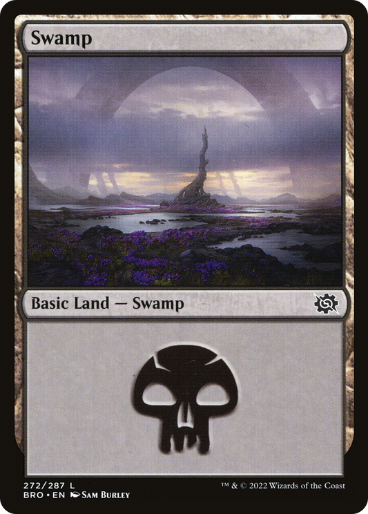 Swamp (BRO-272) - The Brothers' War Foil - Premium MTG Single from Wizards of the Coast - Just $0.08! Shop now at Game Crave Tournament Store