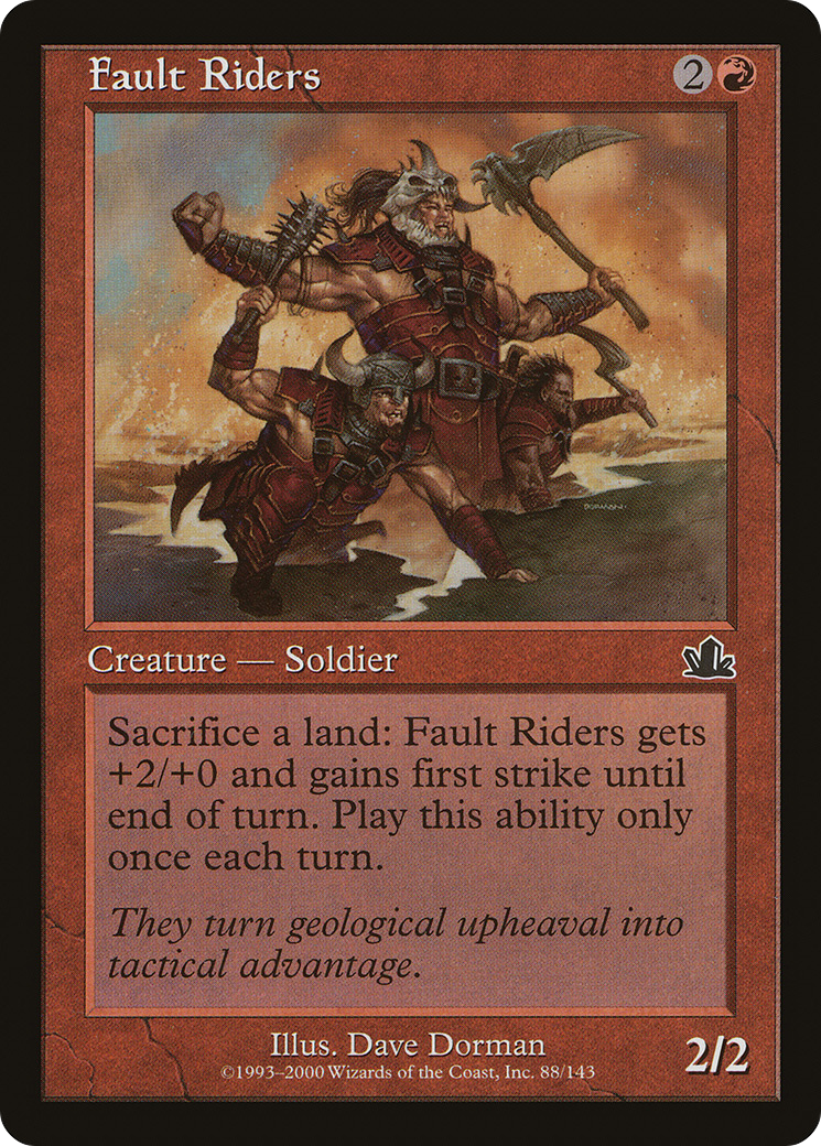 Fault Riders (PCY-088) - Prophecy Foil - Premium MTG Single from Wizards of the Coast - Just $0.08! Shop now at Game Crave Tournament Store