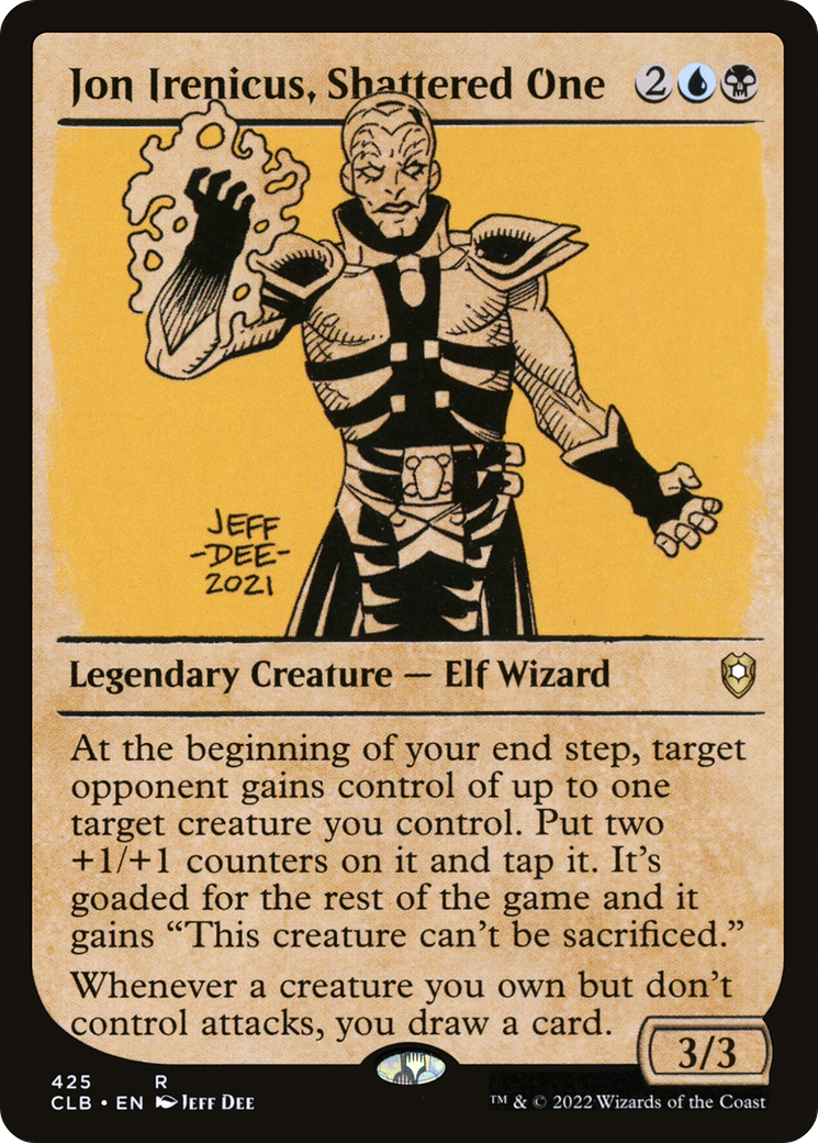 Jon Irenicus, Shattered One (CLB-425) - Commander Legends: Battle for Baldur's Gate: (Showcase) Foil - Premium MTG Single from Wizards of the Coast - Just $0.08! Shop now at Game Crave Tournament Store