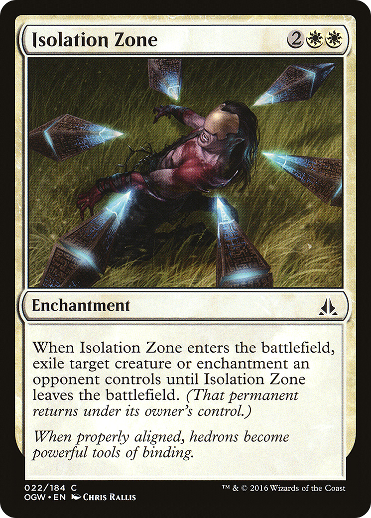 Isolation Zone (OGW-022) - Oath of the Gatewatch Foil - Premium MTG Single from Wizards of the Coast - Just $0.12! Shop now at Game Crave Tournament Store