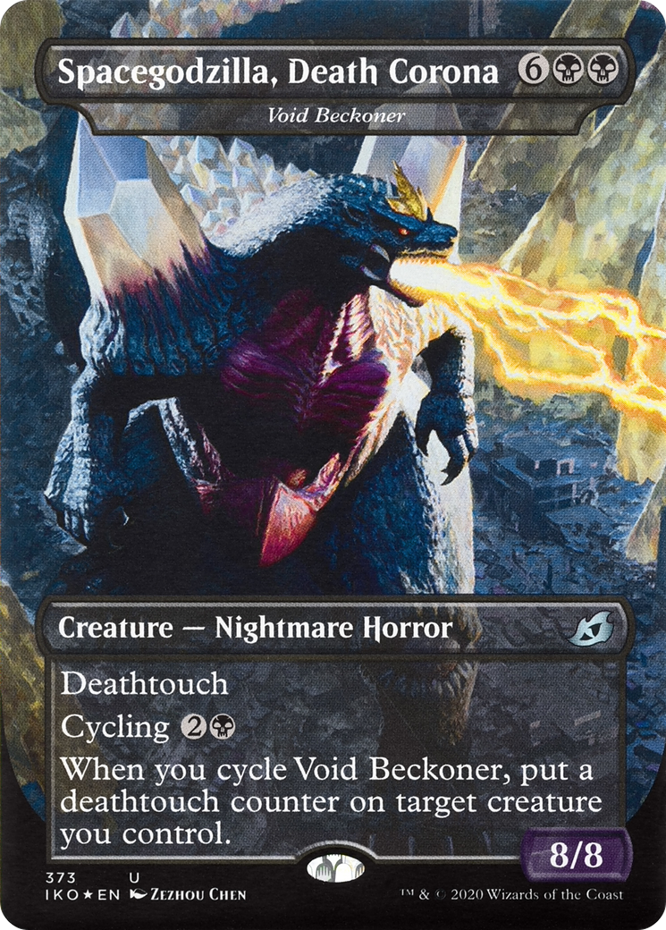 Void Beckoner (IKO-373) - Ikoria: Lair of Behemoths / Spacegodzilla, Death Corona (Borderless) - Premium MTG Single from Wizards of the Coast - Just $0.83! Shop now at Game Crave Tournament Store