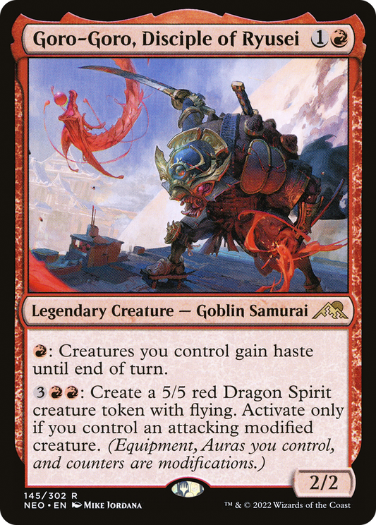 Goro-Goro, Disciple of Ryusei (NEO-145) - Kamigawa: Neon Dynasty - Premium MTG Single from Wizards of the Coast - Just $0.16! Shop now at Game Crave Tournament Store