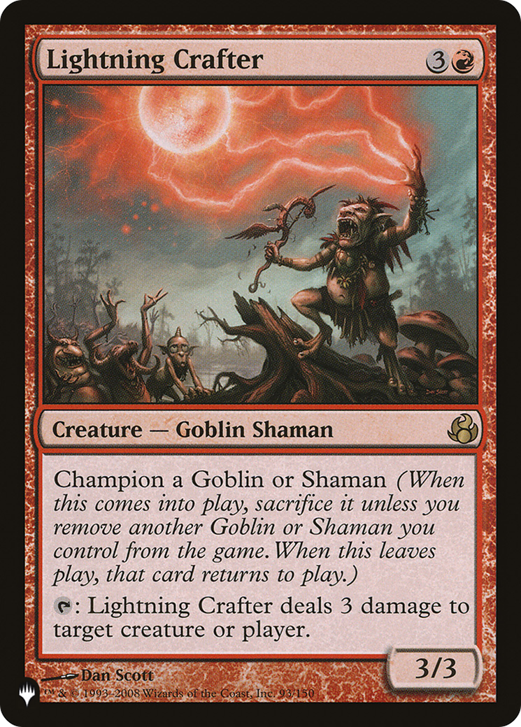 Lightning Crafter (PLIST-143) - The List - Premium MTG Single from Wizards of the Coast - Just $0.77! Shop now at Game Crave Tournament Store