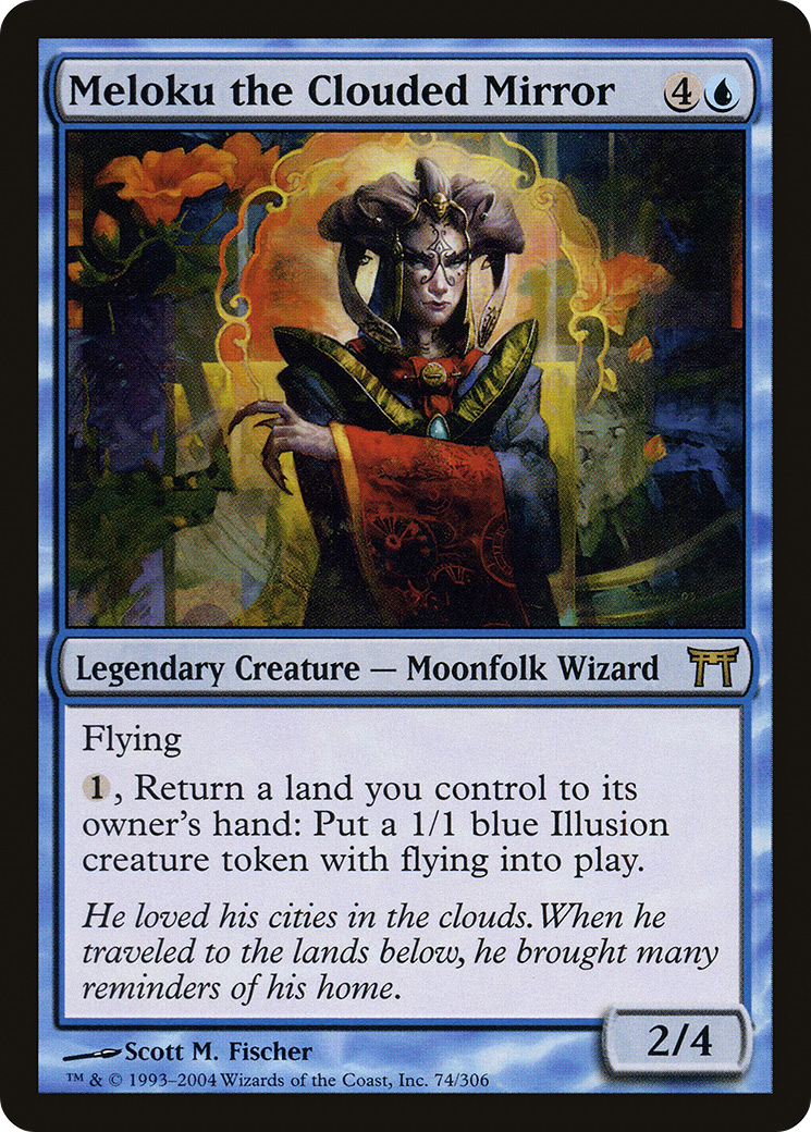 Meloku the Clouded Mirror (CHK-074) - Champions of Kamigawa - Premium MTG Single from Wizards of the Coast - Just $1.02! Shop now at Game Crave Tournament Store