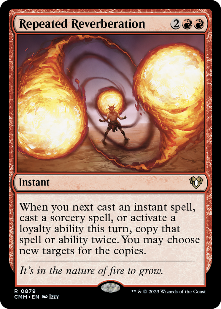 Repeated Reverberation (CMM-879) - Commander Masters - Premium MTG Single from Wizards of the Coast - Just $0.08! Shop now at Game Crave Tournament Store