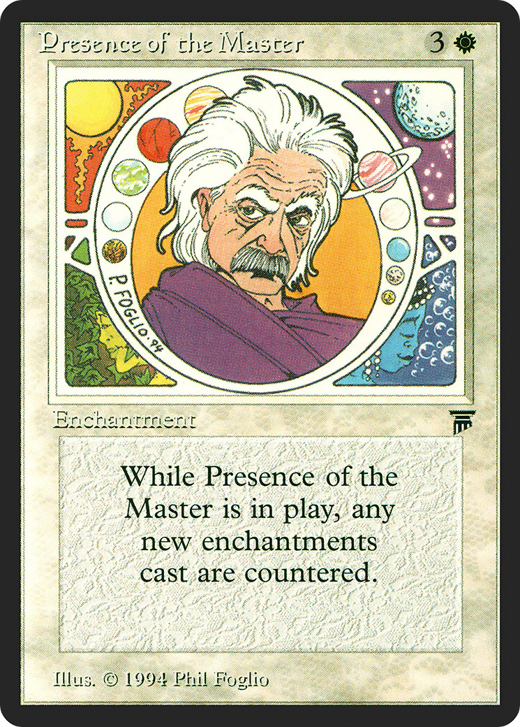 Presence of the Master (LEG-031) - Legends - Premium MTG Single from Wizards of the Coast - Just $2.60! Shop now at Game Crave Tournament Store