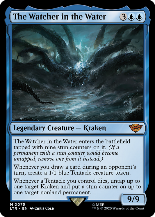 The Watcher in the Water (LTR-075) - The Lord of the Rings: Tales of Middle-earth - Premium MTG Single from Wizards of the Coast - Just $0.28! Shop now at Game Crave Tournament Store