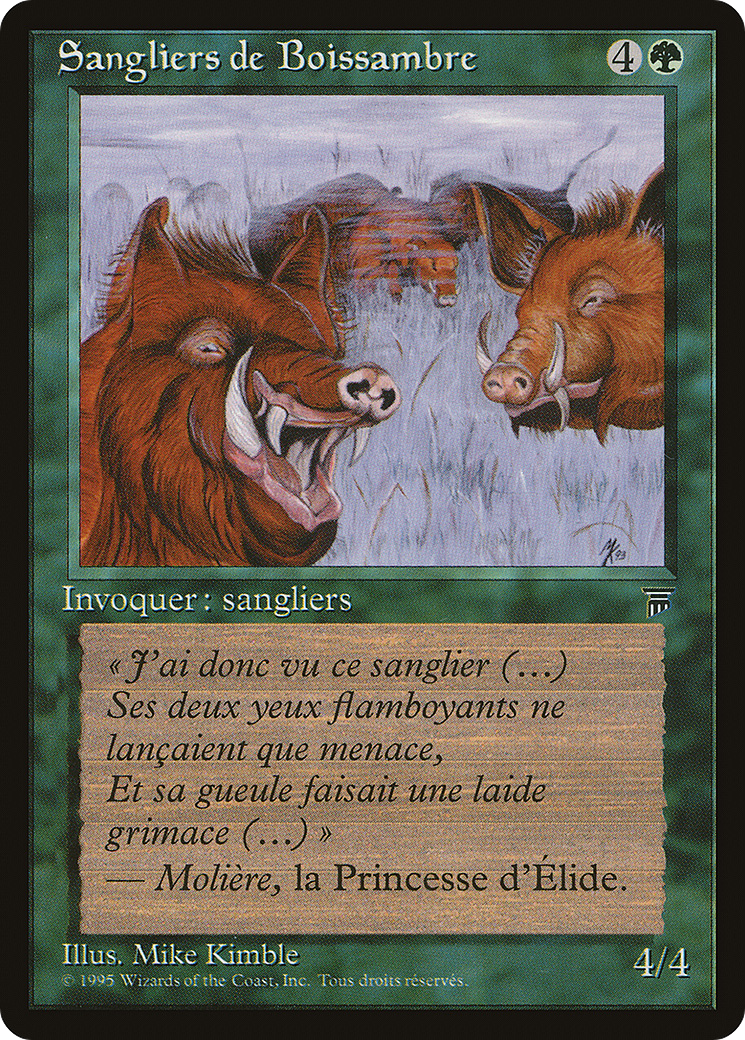 Durkwood Boars (REN-131) - Renaissance - Premium MTG Single from Wizards of the Coast - Just $0.47! Shop now at Game Crave Tournament Store