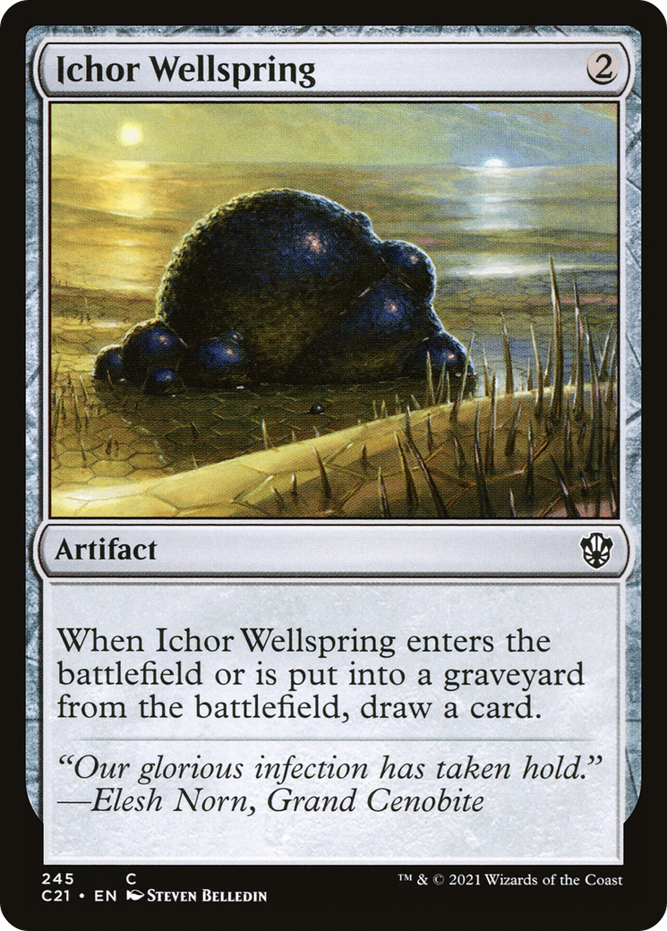 Ichor Wellspring (C21-245) - Commander 2021 - Premium MTG Single from Wizards of the Coast - Just $0.73! Shop now at Game Crave Tournament Store