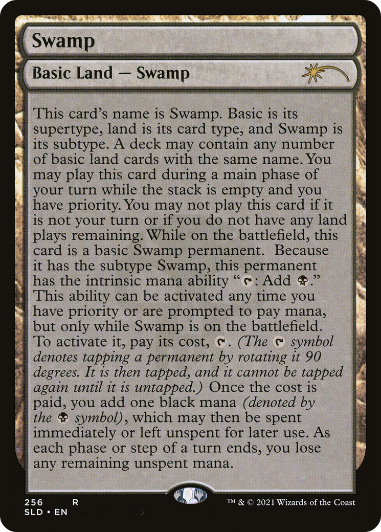 Swamp (SLD-256) - Secret Lair Drop - Premium MTG Single from Wizards of the Coast - Just $6.27! Shop now at Game Crave Tournament Store