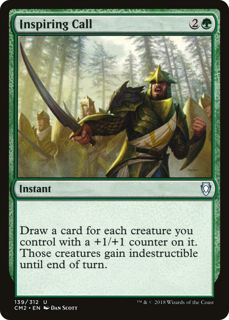 Inspiring Call (CM2-139) - Commander Anthology Volume II - Premium MTG Single from Wizards of the Coast - Just $0.16! Shop now at Game Crave Tournament Store