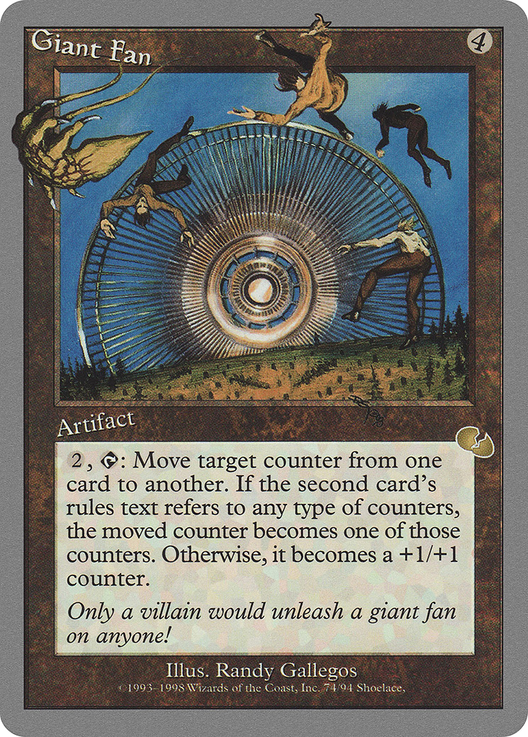 Giant Fan (UGL-074) - Unglued - Premium MTG Single from Wizards of the Coast - Just $0.18! Shop now at Game Crave Tournament Store