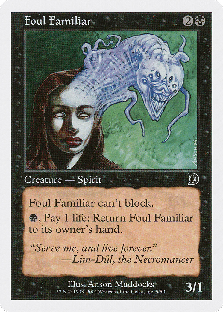 Foul Familiar (DKM-005) - Deckmasters - Premium MTG Single from Wizards of the Coast - Just $0.25! Shop now at Game Crave Tournament Store