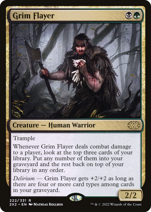 Grim Flayer (2X2-222) - Double Masters 2022 - Premium MTG Single from Wizards of the Coast - Just $0.08! Shop now at Game Crave Tournament Store