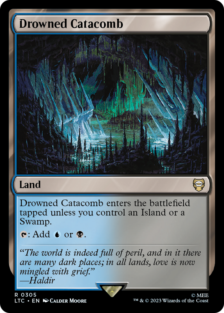 Drowned Catacomb (LTC-305) - Tales of Middle-earth Commander - Premium MTG Single from Wizards of the Coast - Just $0.34! Shop now at Game Crave Tournament Store