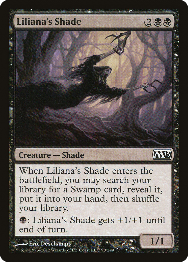 Liliana's Shade (M13-098) - Magic 2013 - Premium MTG Single from Wizards of the Coast - Just $0.08! Shop now at Game Crave Tournament Store