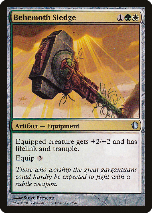 Behemoth Sledge (C13-178) - Commander 2013 - Premium MTG Single from Wizards of the Coast - Just $0.08! Shop now at Game Crave Tournament Store