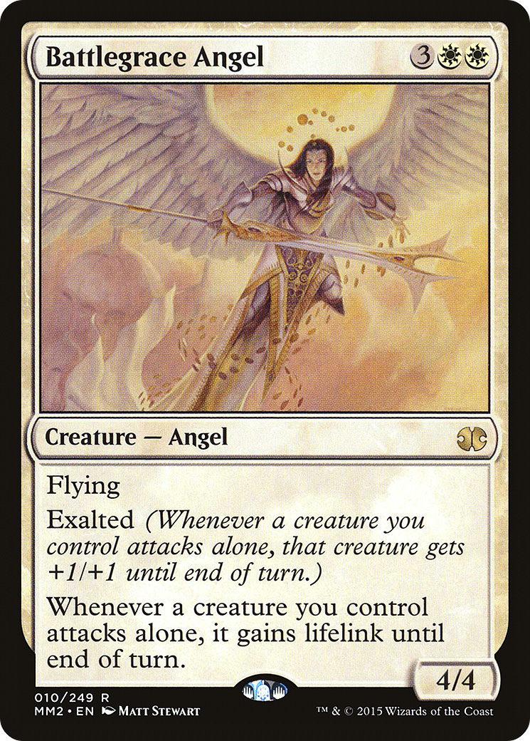 Battlegrace Angel (MM2-010) - Modern Masters 2015 - Premium MTG Single from Wizards of the Coast - Just $0.27! Shop now at Game Crave Tournament Store