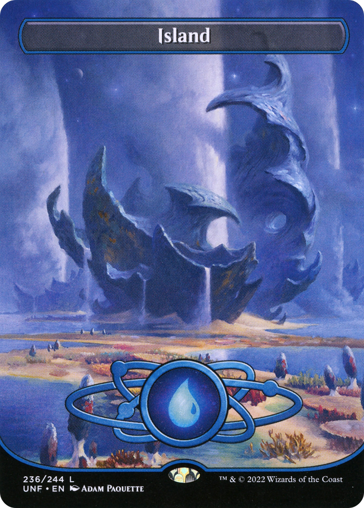 Island (UNF-236) - Unfinity (Borderless) Foil - Premium MTG Single from Wizards of the Coast - Just $0.23! Shop now at Game Crave Tournament Store