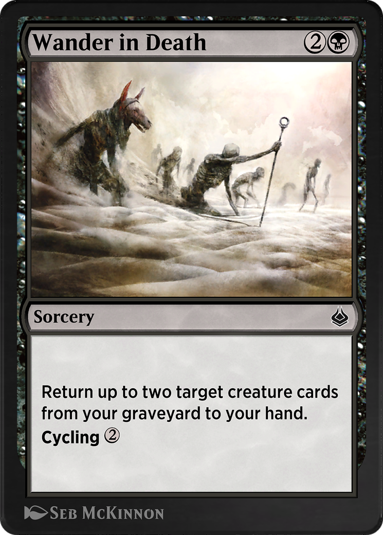 Wander in Death (AKR-133) - Amonkhet Remastered - Premium MTG Single from Wizards of the Coast - Just $0! Shop now at Game Crave Tournament Store