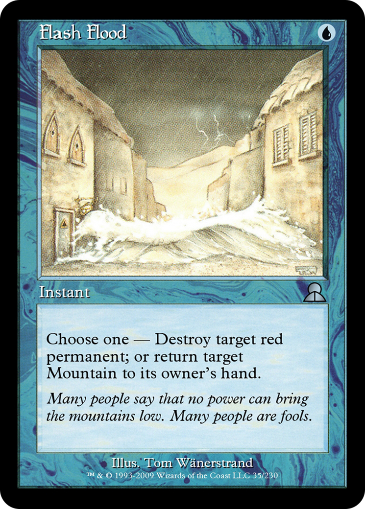 Flash Flood (ME3-035) - Masters Edition III - Premium MTG Single from Wizards of the Coast - Just $0! Shop now at Game Crave Tournament Store