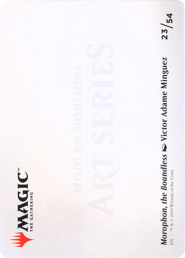 Morophon, the Boundless // Morophon, the Boundless (AMH1-023) - Modern Horizons Art Series (Borderless) - Premium MTG Single from Wizards of the Coast - Just $0! Shop now at Game Crave Tournament Store