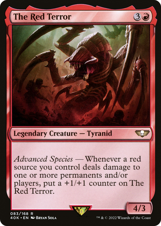 The Red Terror (40K-083) - Warhammer 40,000 Commander - Premium MTG Single from Wizards of the Coast - Just $3.86! Shop now at Game Crave Tournament Store