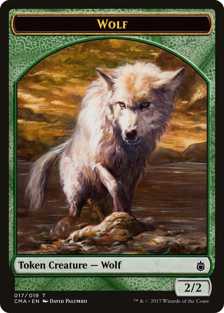 Wolf (TCMA-017) - Commander Anthology Tokens - Premium MTG Single from Wizards of the Coast - Just $0.08! Shop now at Game Crave Tournament Store