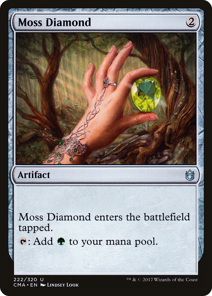 Moss Diamond (CMA-222) - Commander Anthology - Premium MTG Single from Wizards of the Coast - Just $0.24! Shop now at Game Crave Tournament Store