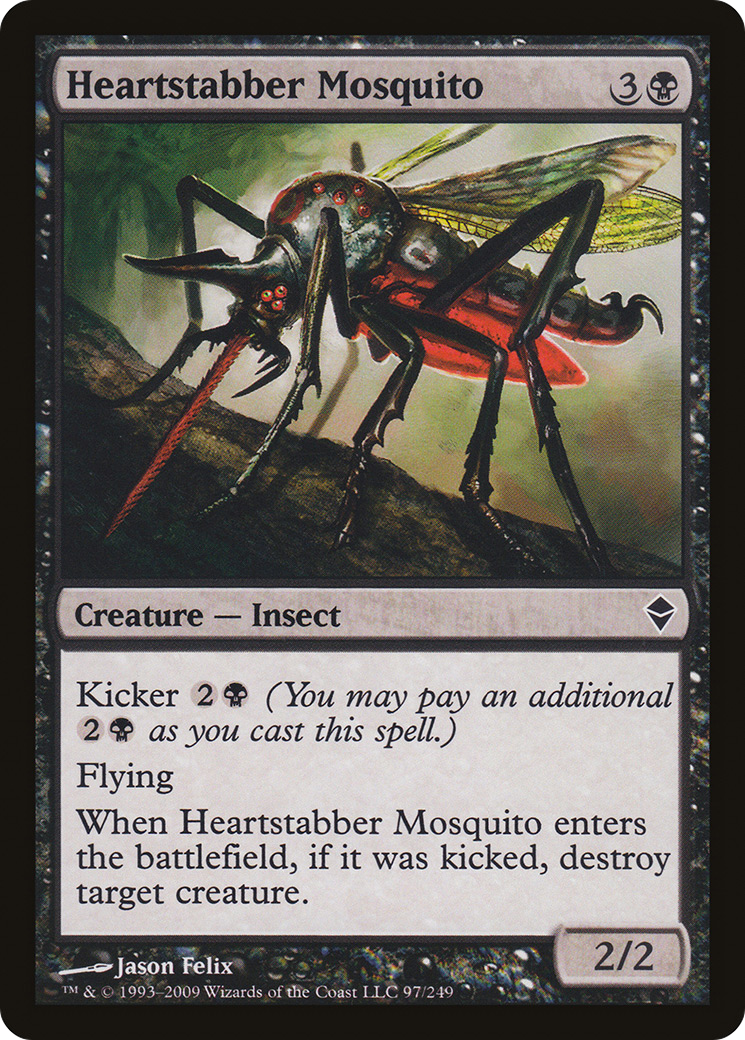 Heartstabber Mosquito (ZEN-097) - Zendikar Foil - Premium MTG Single from Wizards of the Coast - Just $0.25! Shop now at Game Crave Tournament Store