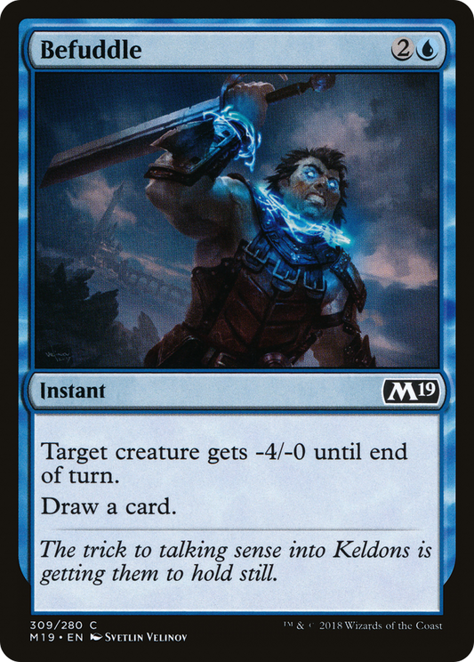 Befuddle (M19-309) - Core Set 2019 - Premium MTG Single from Wizards of the Coast - Just $0.08! Shop now at Game Crave Tournament Store