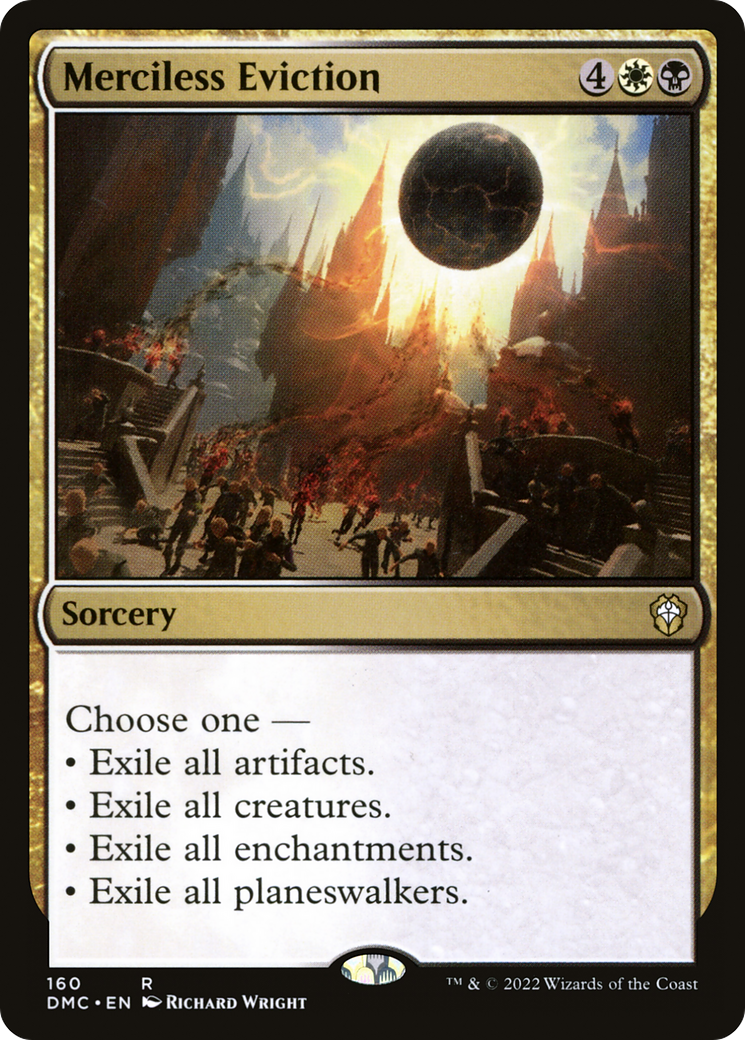 Merciless Eviction (DMC-160) - Dominaria United Commander - Premium MTG Single from Wizards of the Coast - Just $0.08! Shop now at Game Crave Tournament Store