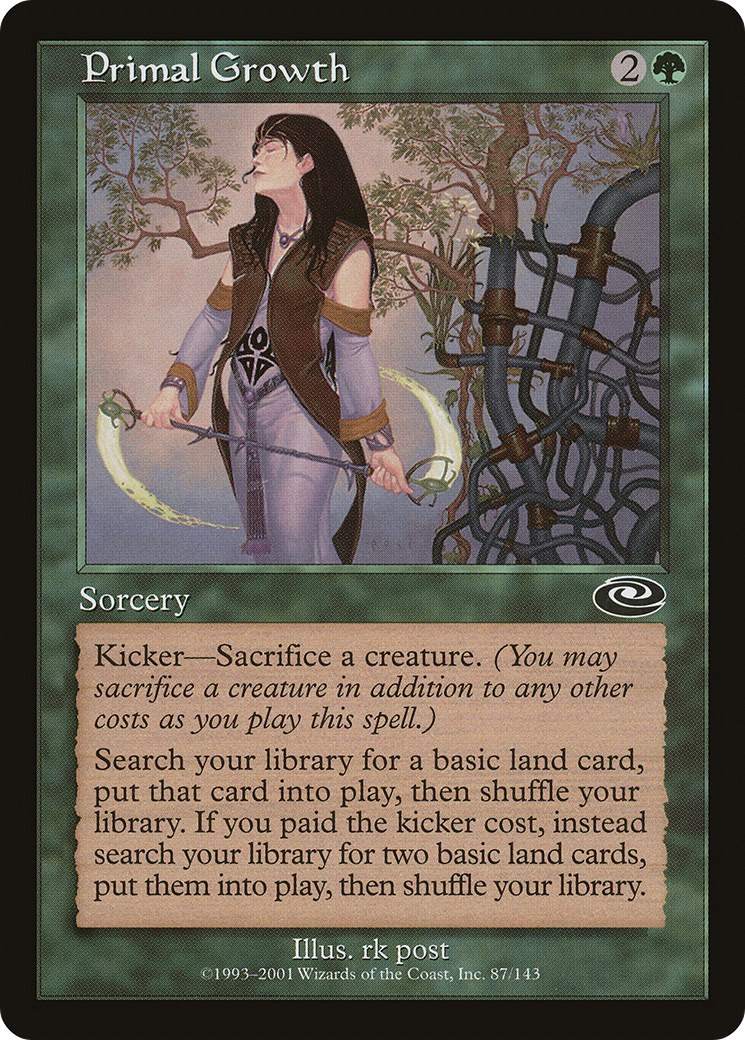 Primal Growth (PLS-087) - Planeshift - Premium MTG Single from Wizards of the Coast - Just $0.09! Shop now at Game Crave Tournament Store