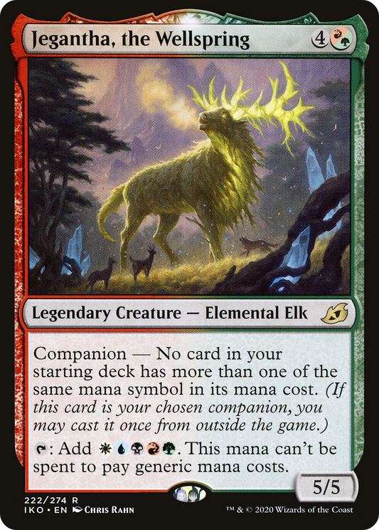 Jegantha, the Wellspring (IKO-222) - Ikoria: Lair of Behemoths: (companion) - Premium MTG Single from Wizards of the Coast - Just $0.35! Shop now at Game Crave Tournament Store