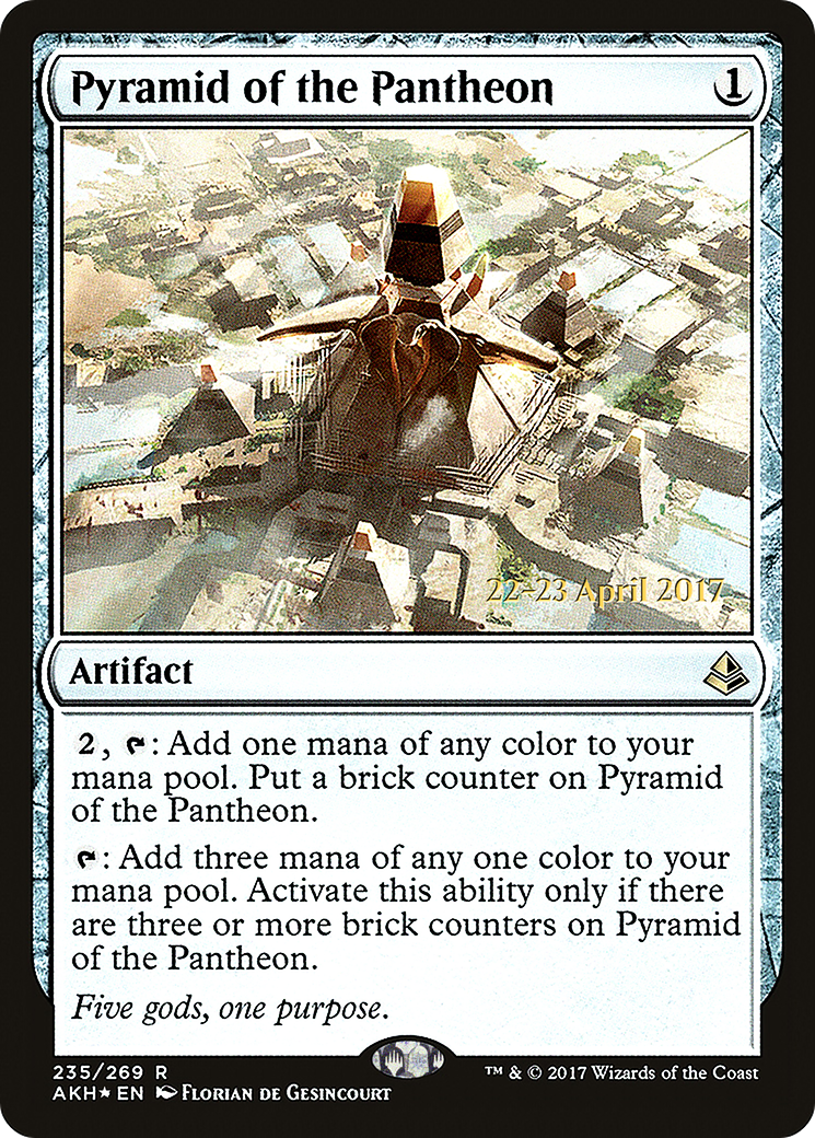Pyramid of the Pantheon (PAKH-235S) - Amonkhet Promos Foil - Premium MTG Single from Wizards of the Coast - Just $0.24! Shop now at Game Crave Tournament Store