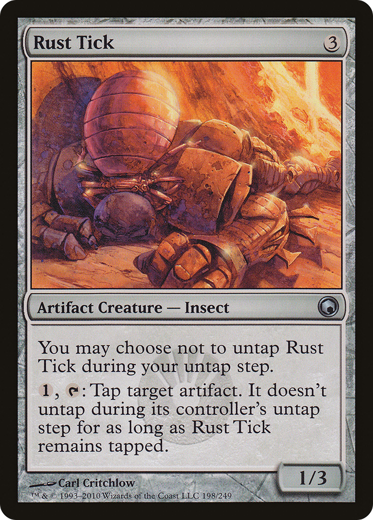 Rust Tick (SOM-198) - Scars of Mirrodin Foil - Premium MTG Single from Wizards of the Coast - Just $0.25! Shop now at Game Crave Tournament Store