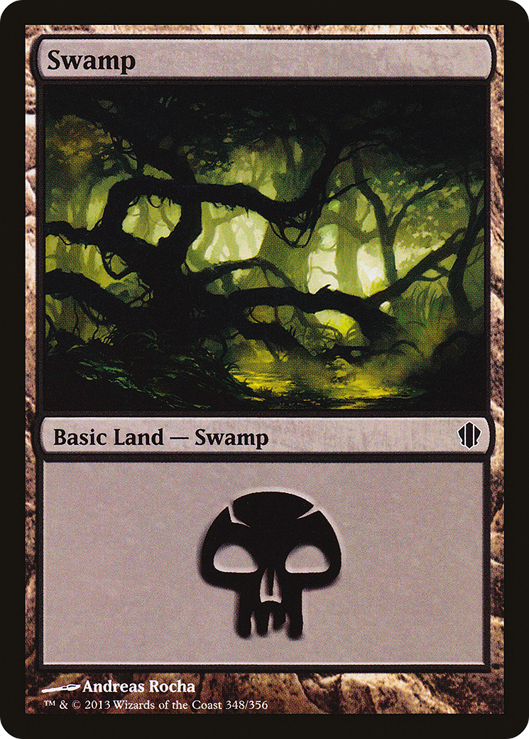 Swamp (C13-348) - Commander 2013 - Premium MTG Single from Wizards of the Coast - Just $0.25! Shop now at Game Crave Tournament Store