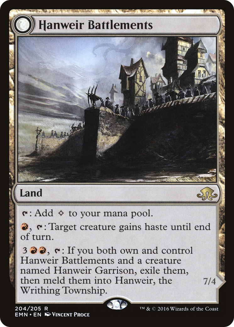 Hanweir Battlements (EMN-204) - Eldritch Moon: (mooneldrazidfc) - Premium MTG Single from Wizards of the Coast - Just $0.39! Shop now at Game Crave Tournament Store
