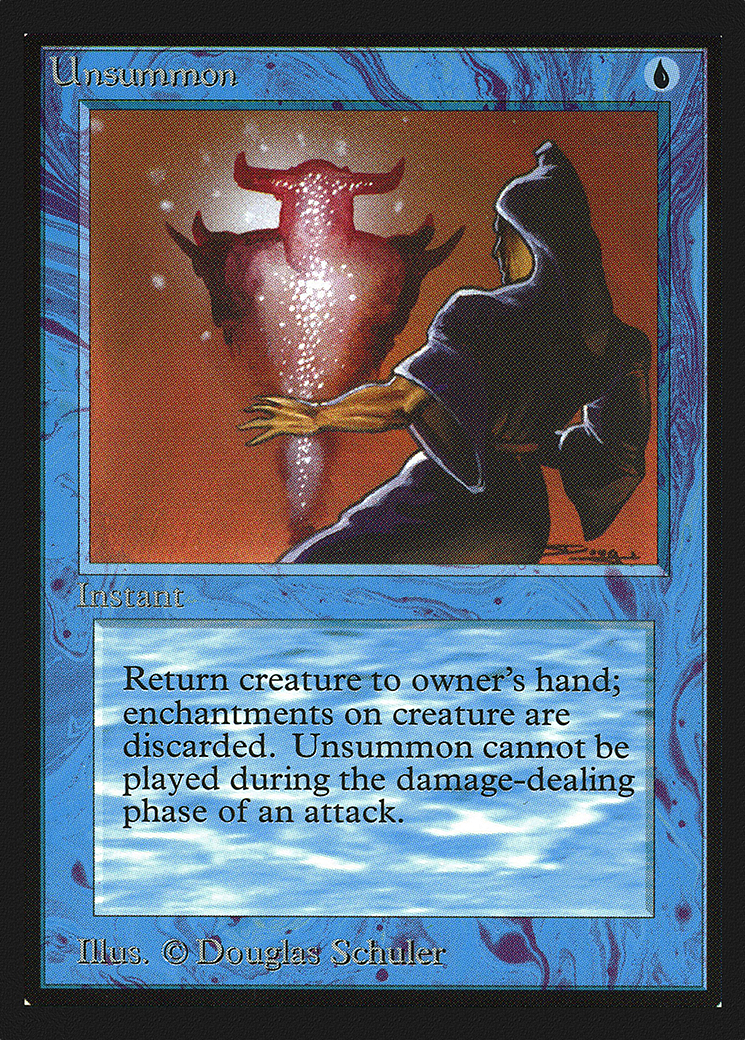 Unsummon (CEI-087) - Intl. Collectors' Edition - Premium MTG Single from Wizards of the Coast - Just $4.82! Shop now at Game Crave Tournament Store