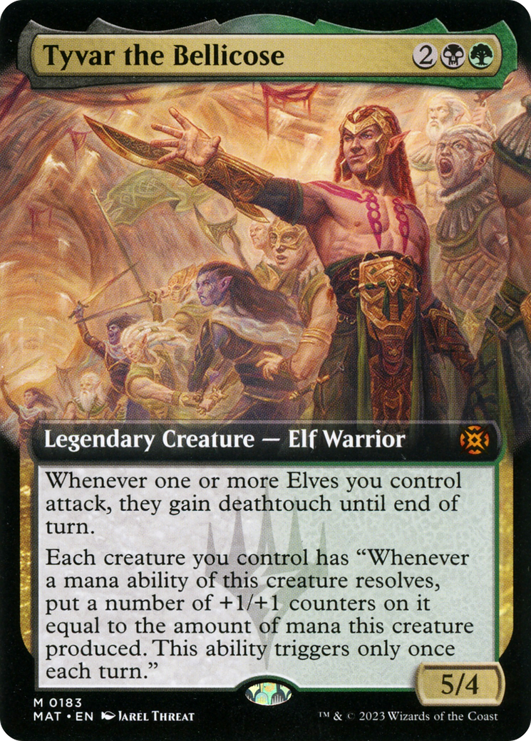 Tyvar the Bellicose (MAT-183) - March of the Machine: The Aftermath: (Extended Art) - Premium MTG Single from Wizards of the Coast - Just $0.92! Shop now at Game Crave Tournament Store