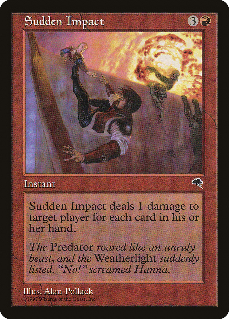 Sudden Impact (TMP-208) - Tempest - Premium MTG Single from Wizards of the Coast - Just $0.28! Shop now at Game Crave Tournament Store