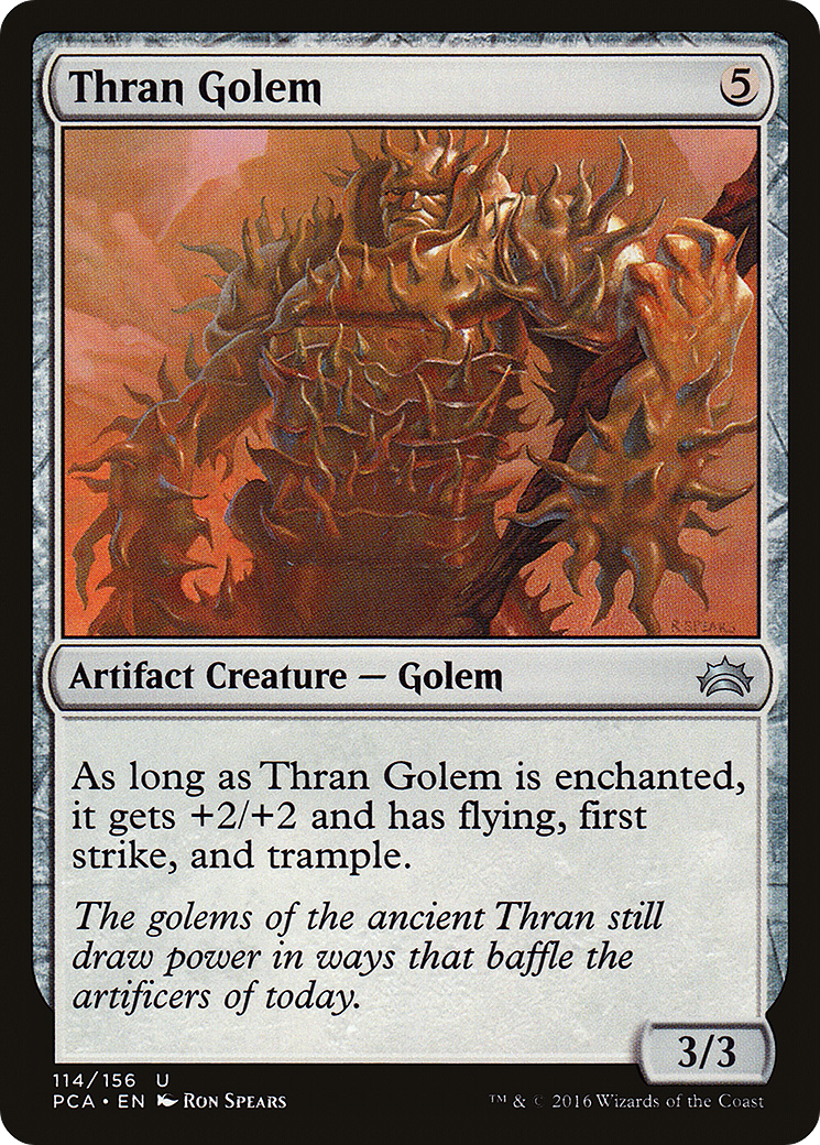 Thran Golem (PCA-114) - Planechase Anthology - Premium MTG Single from Wizards of the Coast - Just $0.25! Shop now at Game Crave Tournament Store